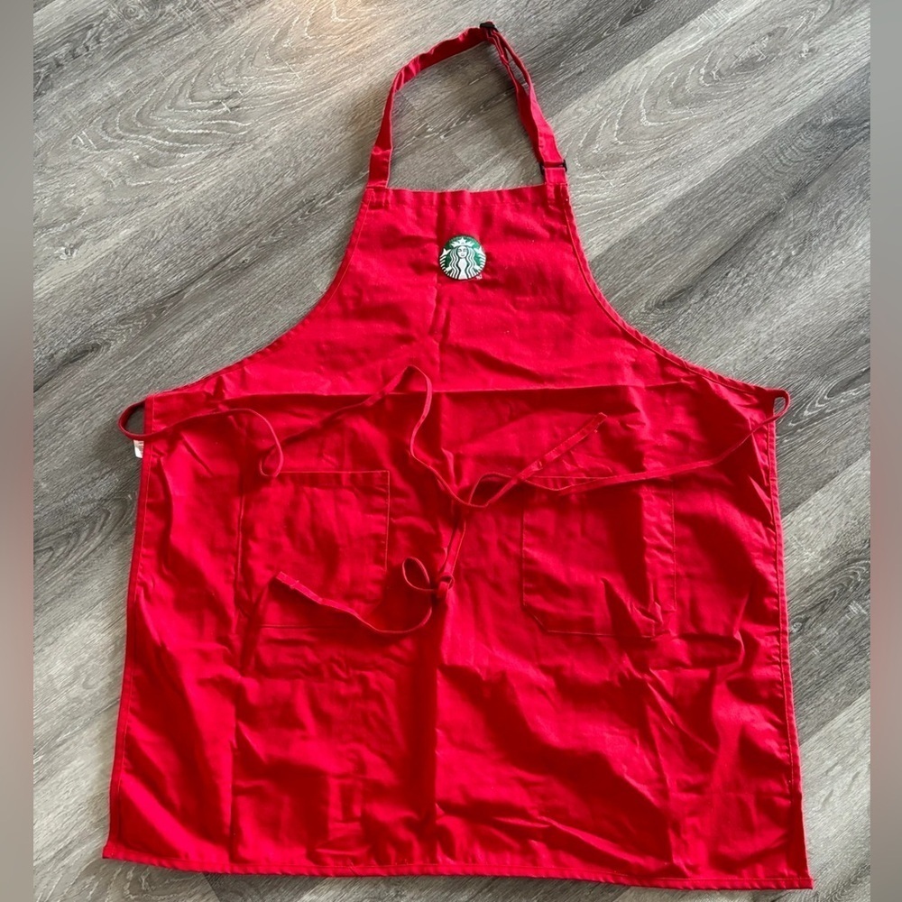 Starbucks Red Christmas Apron